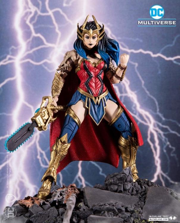 DC MULTIVERSE WONDER WOMAN KING DARK NIGHTS DEATH METAL McFARLANE STATUE FIGUR