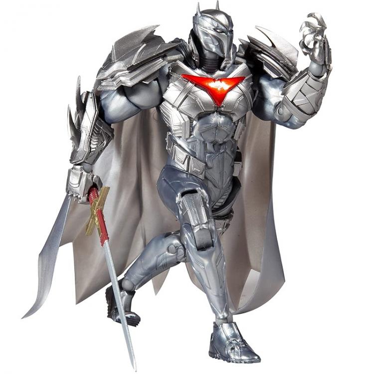DC MULTIVERSE AZRAEL BATMAN SILBER RÜSTUNG GOLD LABEL McFARLANE STATUE FIGUR 18cm
