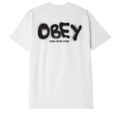 Obey T-Shirt manica corta da uomo Visual Design Studio Classico 165263415 bianco