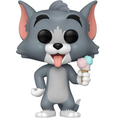 Funko Pop! Television Tom und Jerry -(1657) Tom mit Eiscreme Figur 9 cm Cartoon