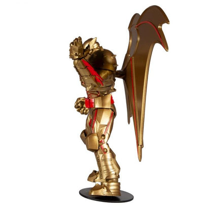 DC MULTIVERSE BATMAN HELLBAT SUIT GOLD EDIT. McFARLANE STATUE ACTIONFIGUR 18cm