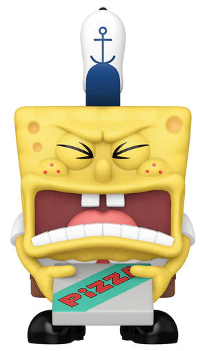 Funko Pop! Animation SpongeBob 25th (1667) SpongeBob mit Krusty Krab Pizza Figur