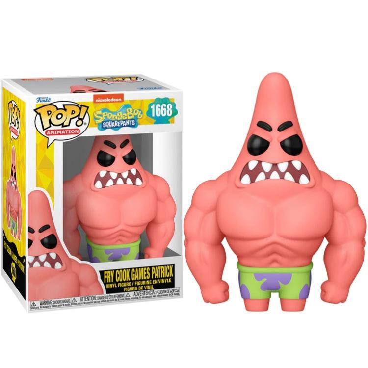 Funko Pop! Animation Spongebob 25th - (1668) Fry Cook Games Patrick Figur 9 cm