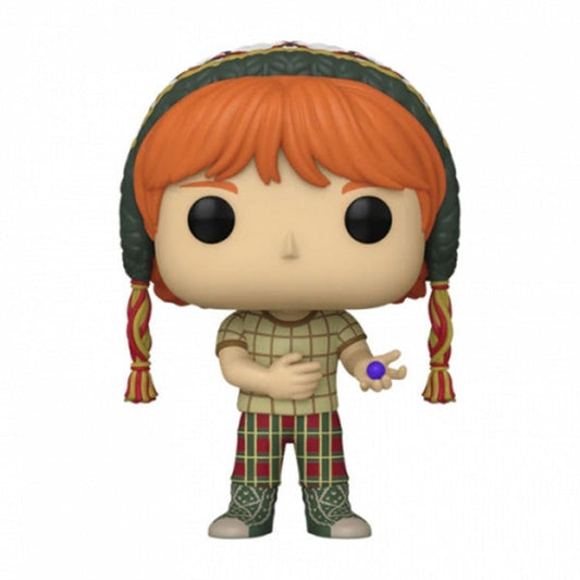 Funko Pop! Harry Potter – (166) Ron Weasley mit Süßigkeiten-Karame Figur Vinyl 9cm