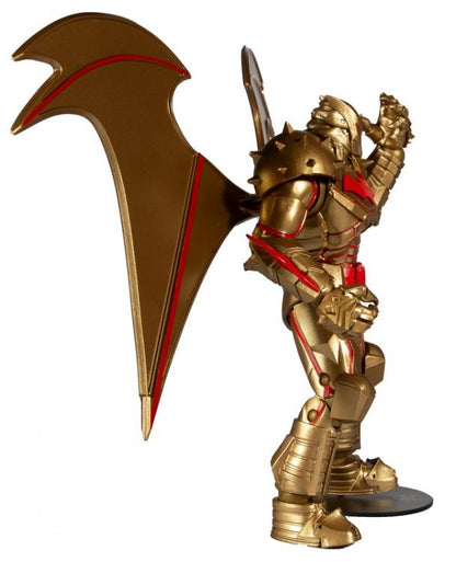DC MULTIVERSE BATMAN HELLBAT SUIT GOLD EDIT. McFARLANE STATUE ACTIONFIGUR 18cm