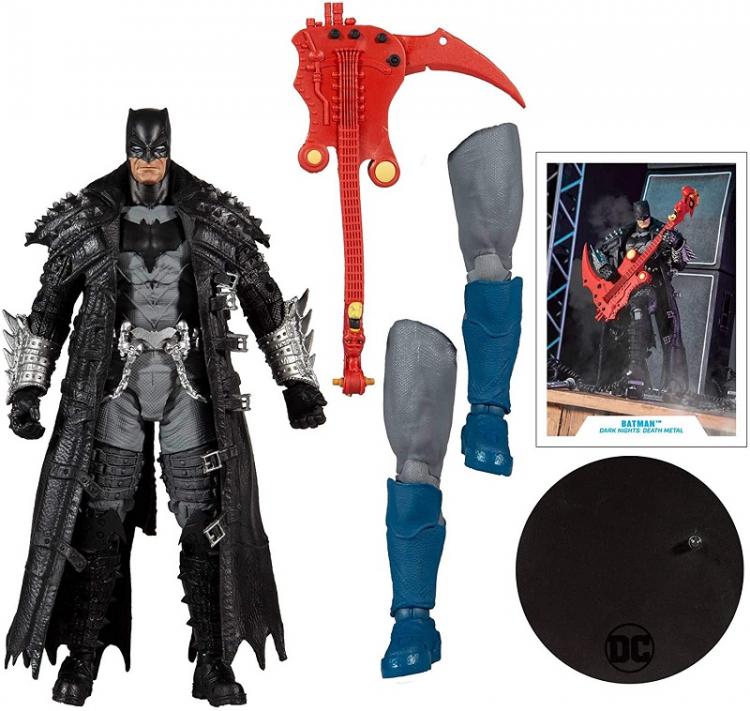 DC MULTIVERSE BATMAN DARK NIGHTS DEATH METAL DARKFATHER STATUE FIGURE BUILD 18cm