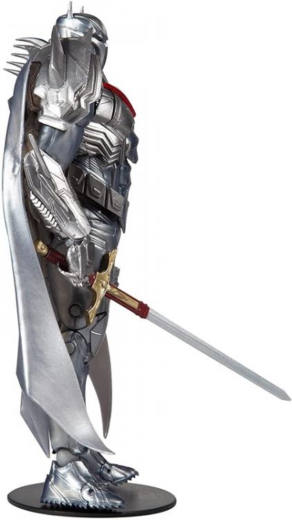 DC MULTIVERSE AZRAEL BATMAN SILBER RÜSTUNG GOLD LABEL McFARLANE STATUE FIGUR 18cm