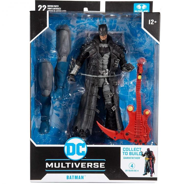 DC MULTIVERSE BATMAN DARK NIGHTS DEATH METAL DARKFATHER STATUE FIGURE BUILD 18cm