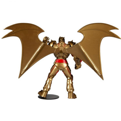 DC MULTIVERSE BATMAN HELLBAT SUIT GOLD EDIT. McFARLANE STATUE ACTIONFIGUR 18cm