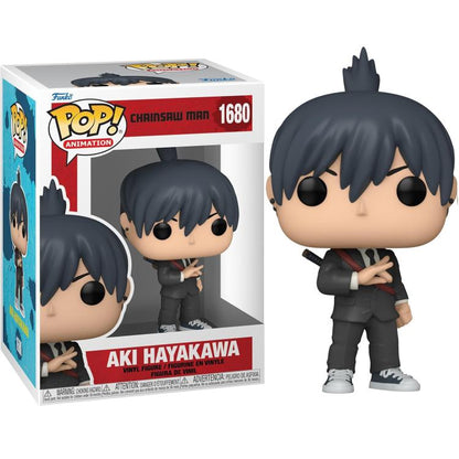 Funko Pop! Animation Chainsaw Man (1680) Aki Hayakawa Vinyl-Figur 9 cm