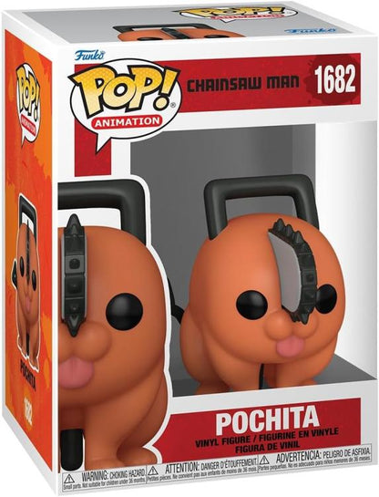 Funko Pop ! Animation Chainsaw Man (1682) Pochita Vinyl Figure 9Cm Collezione