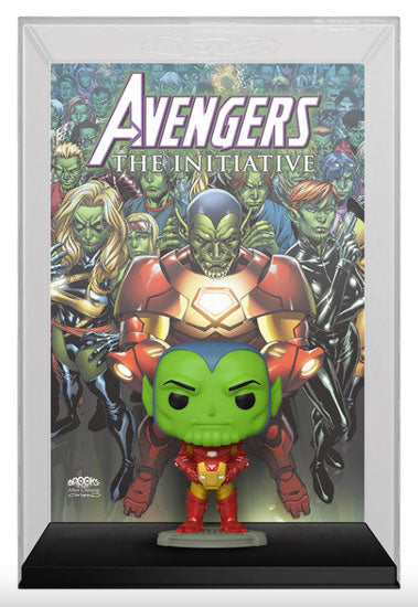 Funko Pop! Comic Cover Avengers (16) Skrull als Iron Man Limited Edition Figur