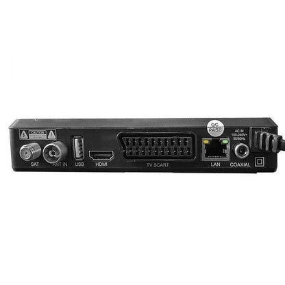Nordmende Combo Digitaler Terrestrial-Satelliten-Receiver DVB T2+S2 LAN S210265Nd