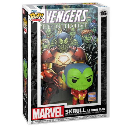Funko Pop! Comic Cover Avengers (16) Skrull als Iron Man Limited Edition Figur