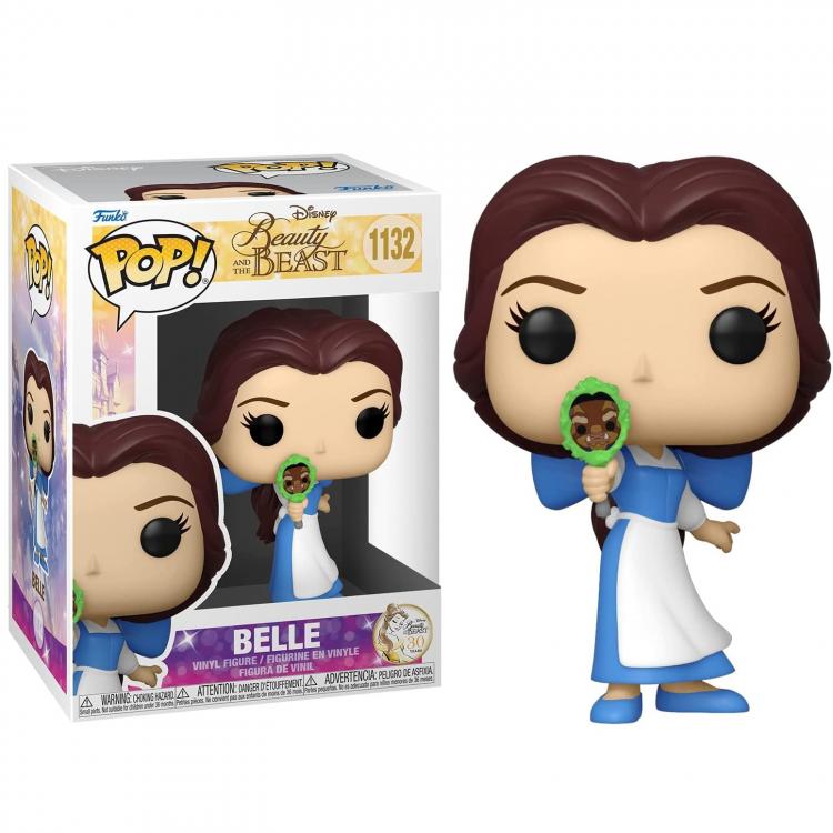 Funko Pop! Disney Die Schöne und das Biest – (1132) Belle mit Spiegel Die Schöne und das Biest