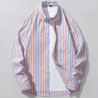 Oxford-Herrenhemd gestreift - Old Money®