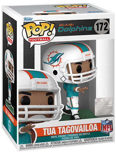 Funko Pop! Football NFL - Dolphins (172) Tua Tagovailoa - Player Football Vinyl