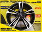 4 KIT Cerchi in Lega Nuovi MAK EMBLEMA da 15 Pollici per CITROEN C4 (2004-2020) C5 (2000-2003) C-ELYSEE (Dal 2012)