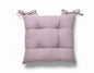 Cuscino Sedia Lagom - Cotone Tinto Filo a Righe Made in Italy