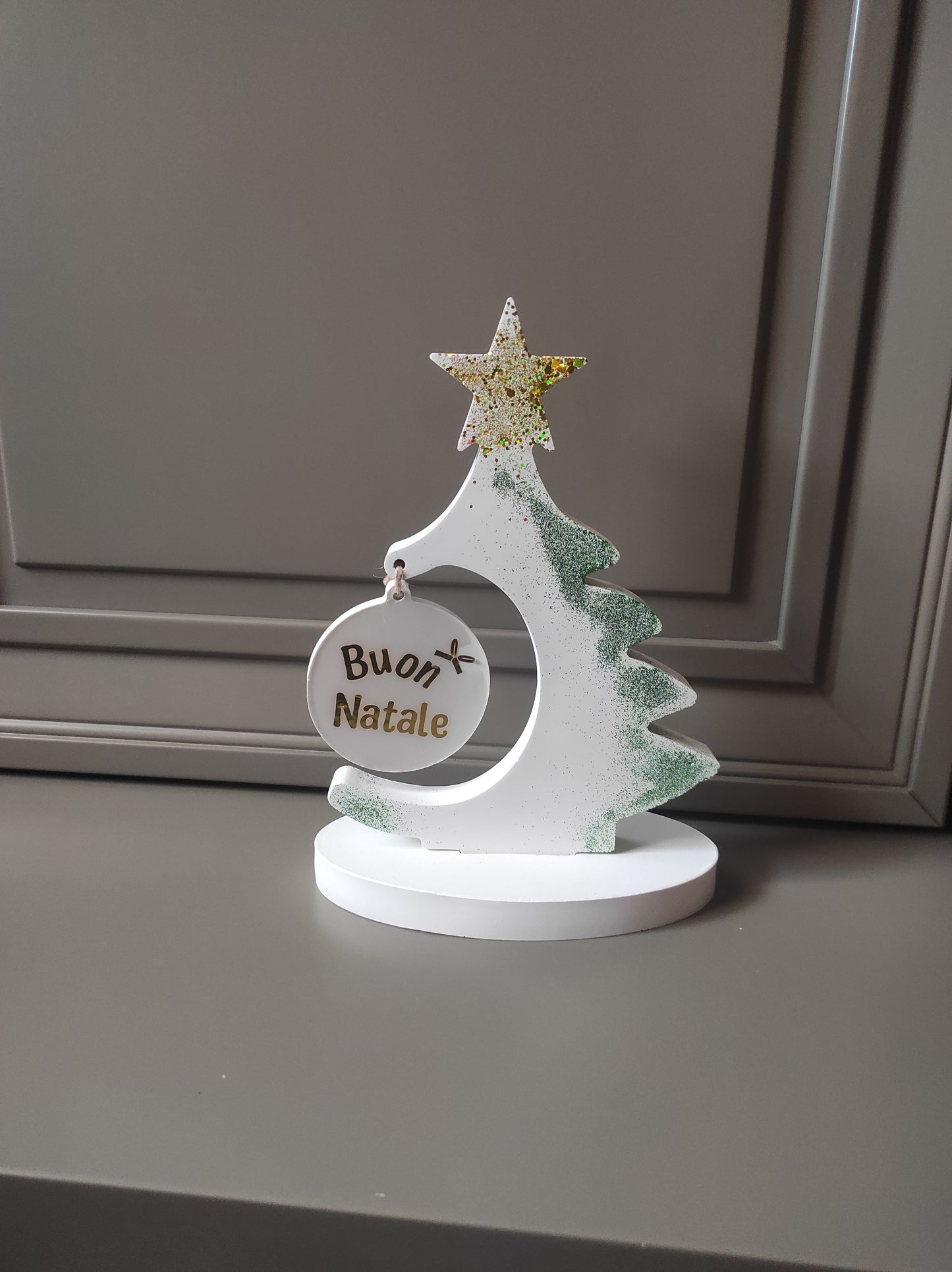 Alberello Decorativo "Buon Natale" Sostenibile