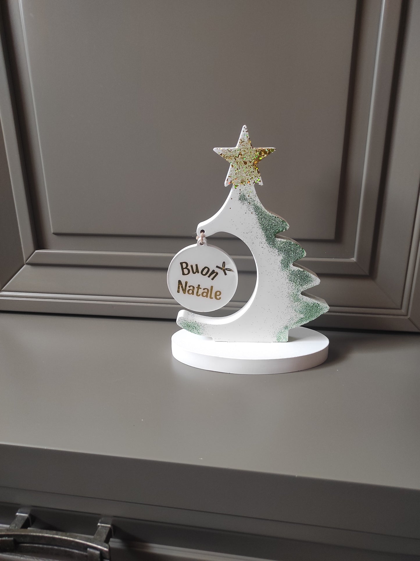 Alberello Decorativo "Buon Natale" Sostenibile