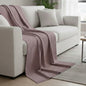 Plaid a Trecce in Maglia 150x200 cm - Coperta Artigianale Italiana