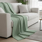 Plaid a Trecce in Maglia 150x200 cm - Coperta Artigianale Italiana