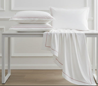 Completo letto Luxury in puro cotone con burdon