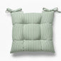 Cuscino Sedia Lagom - Cotone Tinto Filo a Righe Made in Italy