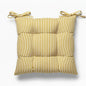 Cuscino Sedia Lagom - Cotone Tinto Filo a Righe Made in Italy