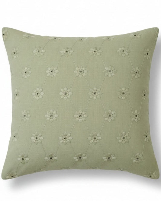 Cuscino Arredo Pizzo Sangallo 45x45 cm - Artigianale