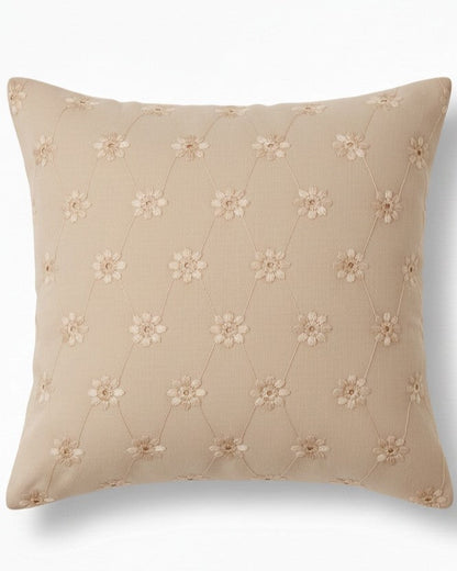 Cuscino Arredo Pizzo Sangallo 45x45 cm - Artigianale