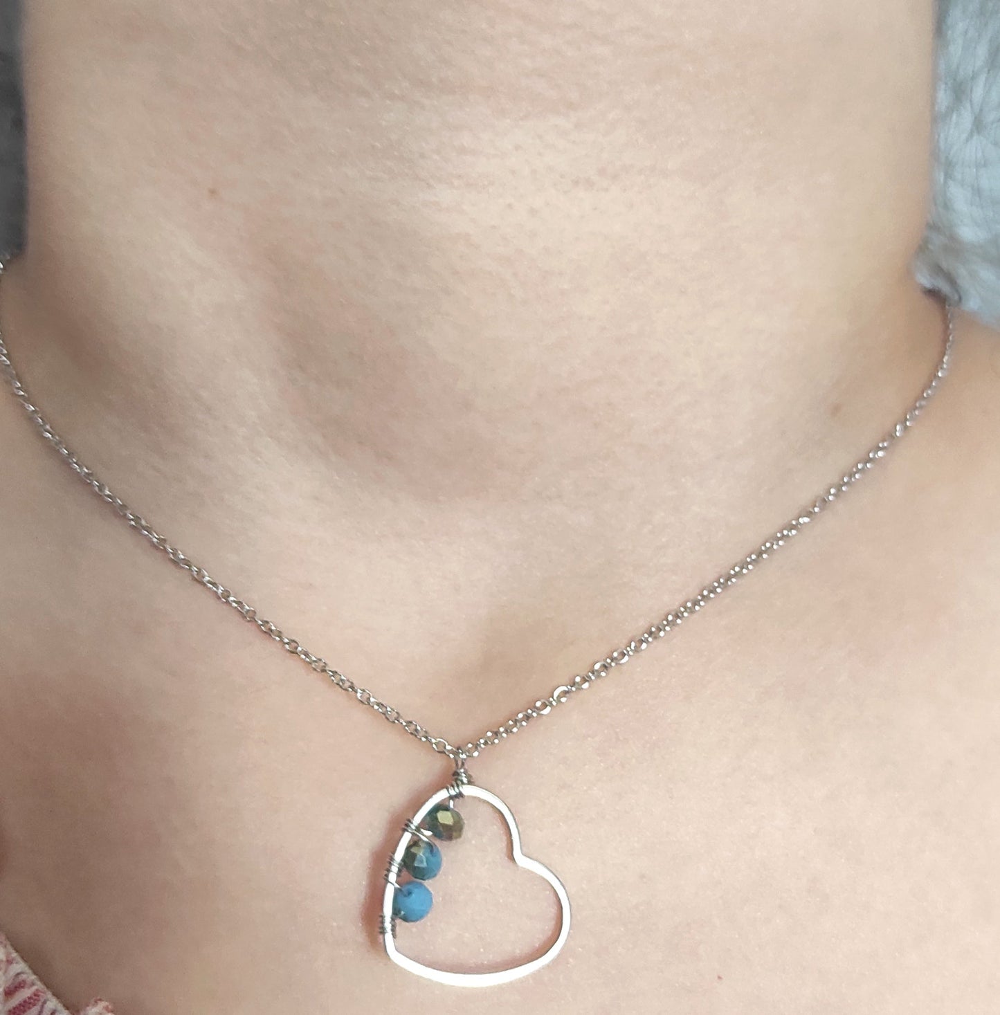 Collana "Cuore di luce"