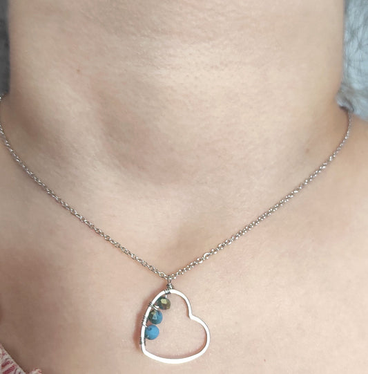 Collana "Cuore di luce"