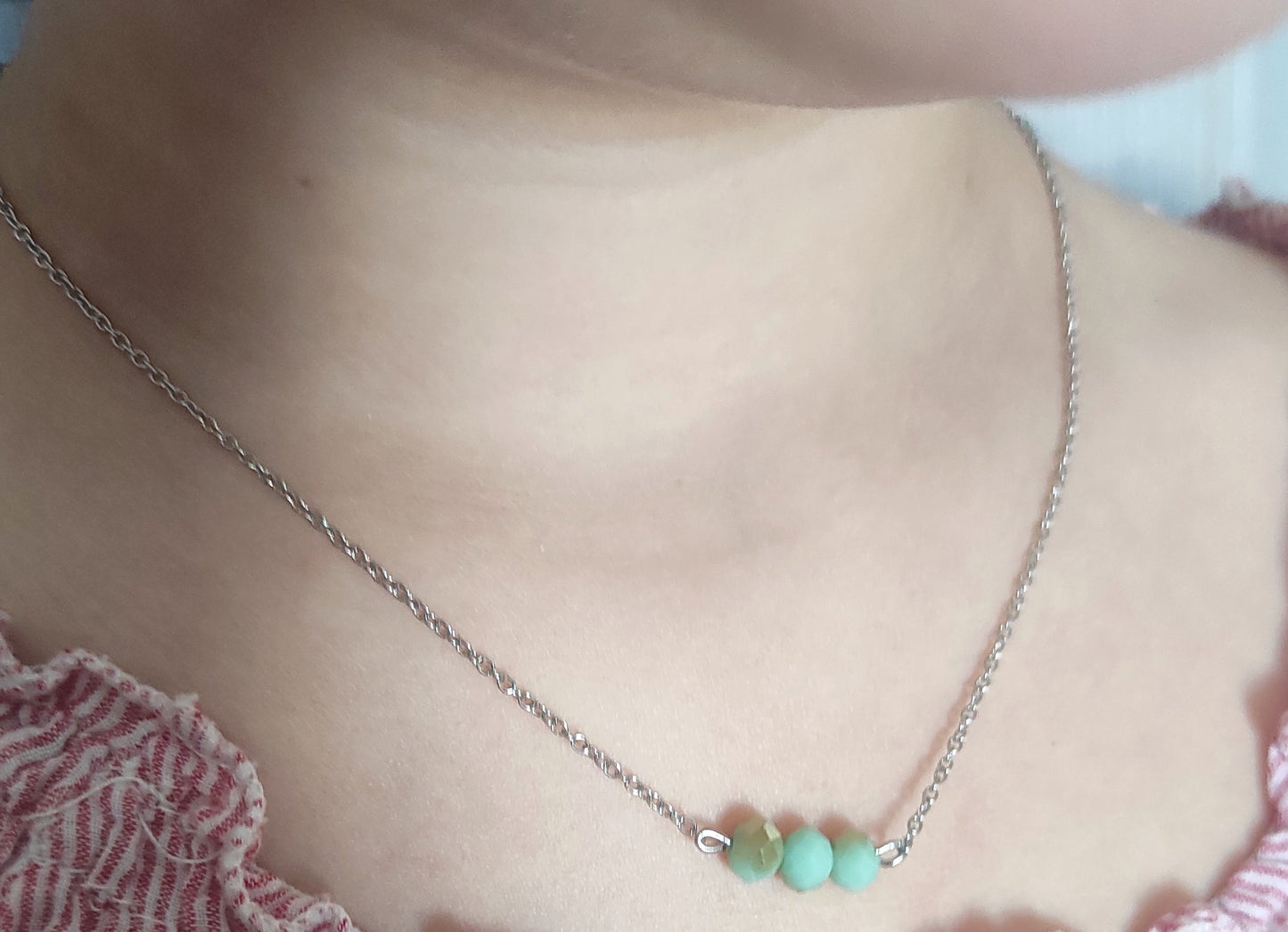 Collana "Mint & Gold"