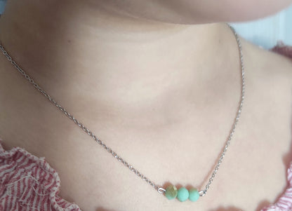Collana "Mint & Gold"