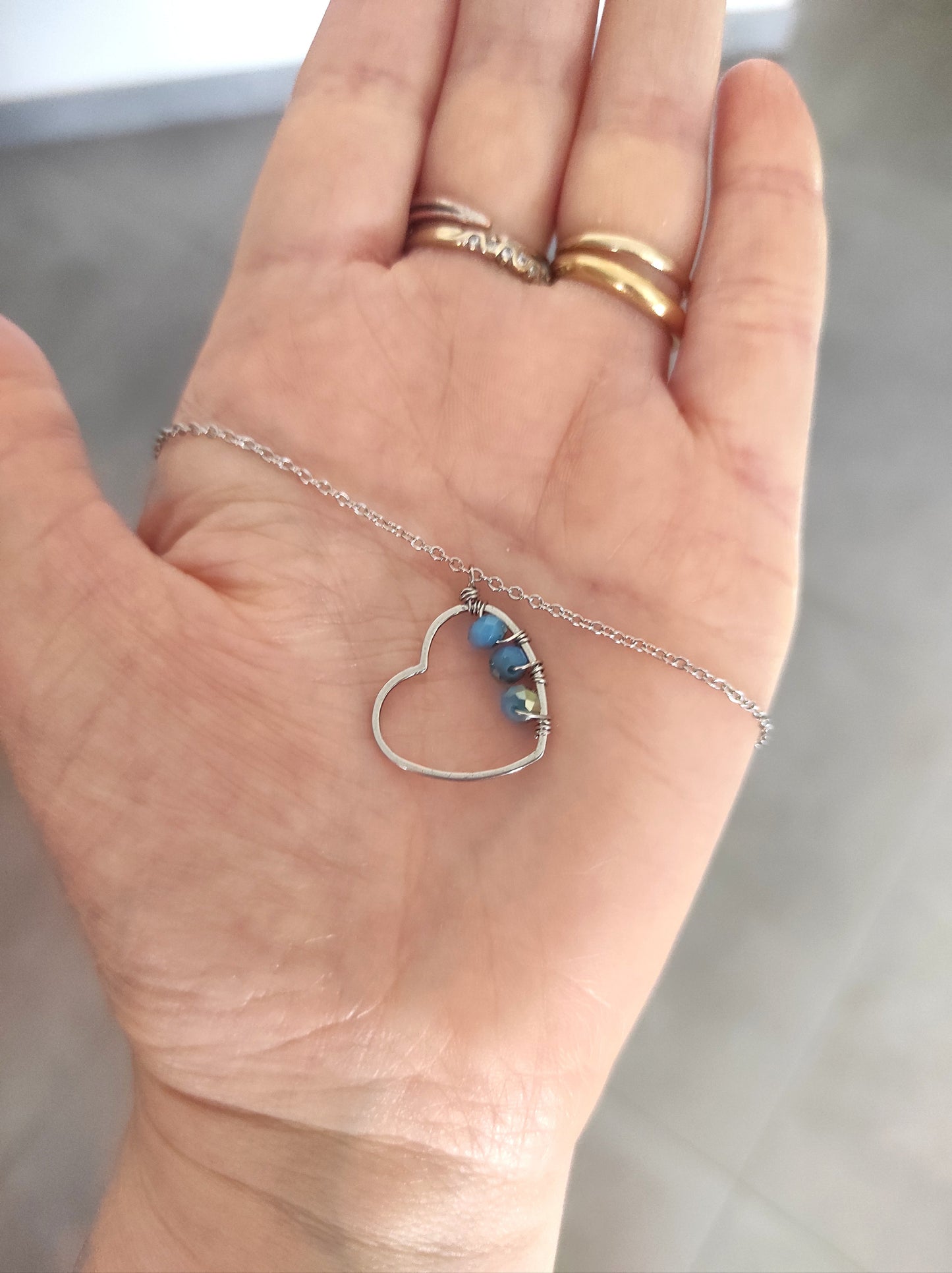 Collana "Cuore di luce"