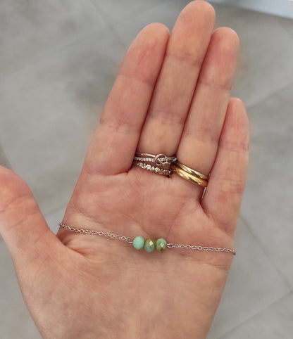 Collana "Mint & Gold"