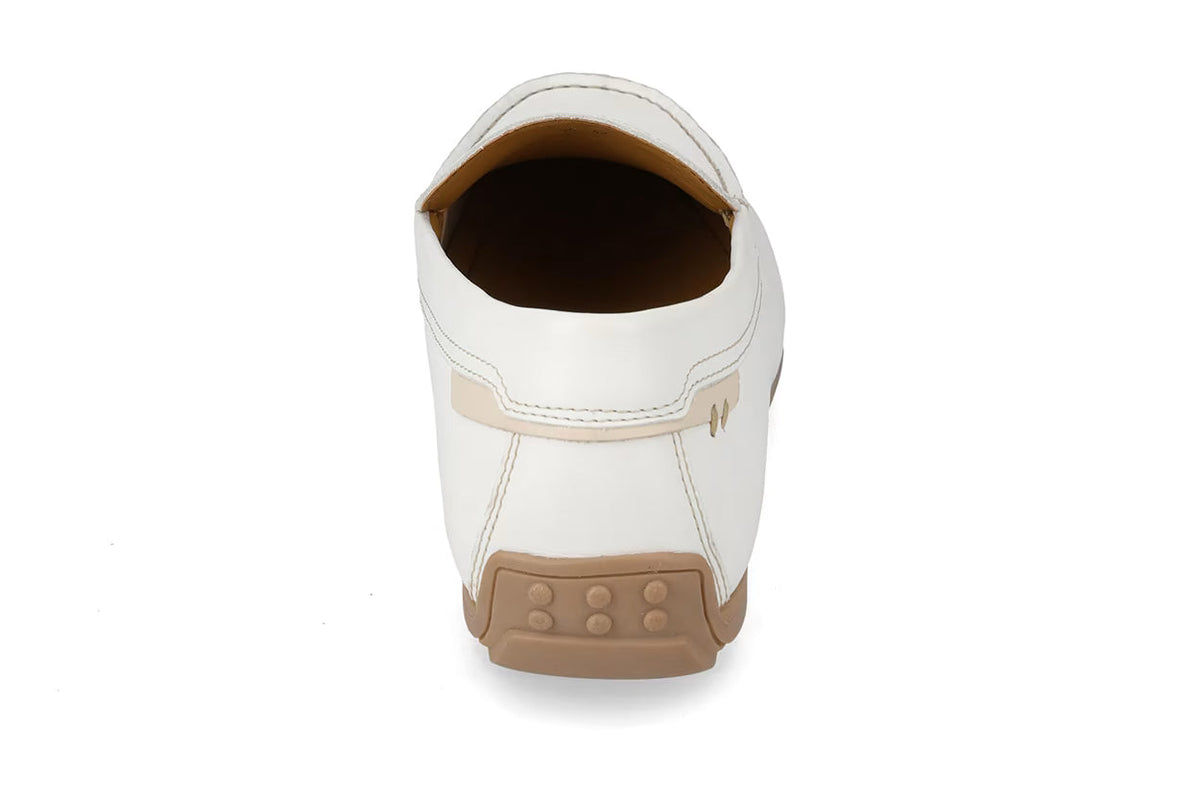 Valleverde Men's Loafers 17990A White Leather Casual