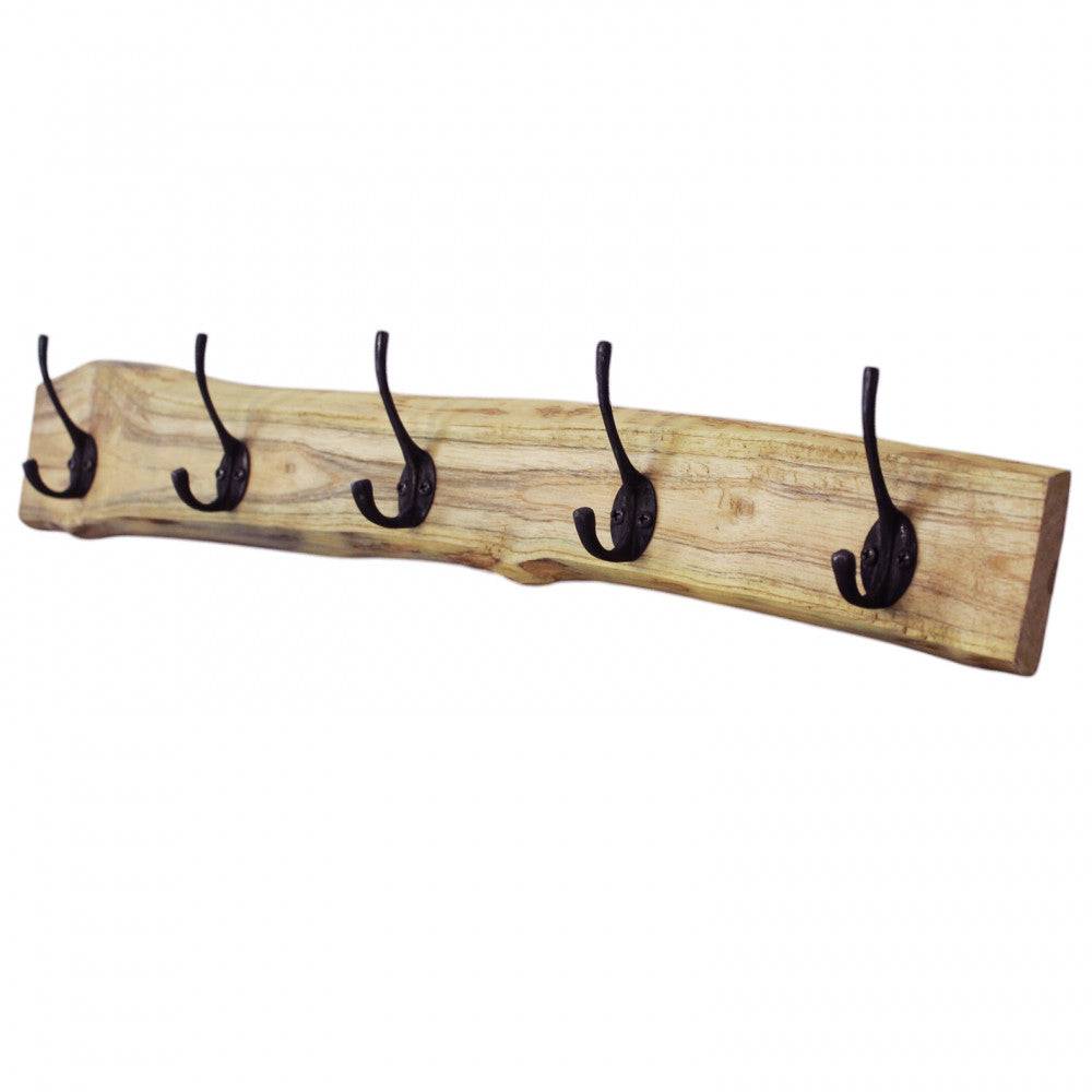 Appendiabiti Drake in Legno di Teak, Fisso, Rettangolare, 58x7x11cm