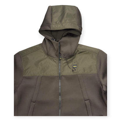 Blauer Felpa tecnica con cappuccio da uomo Wilbert 26WBLUF02398 007707 382 muschio