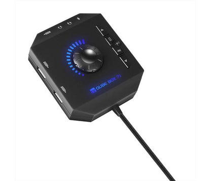 Xtreme Qube Sound Box 7.1 Virtual Surround Steuergerät PS4 PS3 Xbox One PC Switch