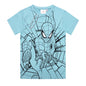 Maglietta Marvel Spiderman t-shirt in cotone stampata bambino da 3 a 8 anni 1830