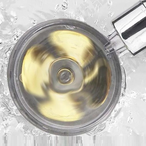 Turbo-Hochdruck-Duschkopf, um 360° drehbar, turbogeladene Handbrause