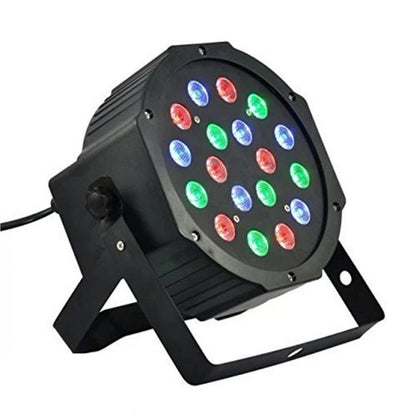 PAR-Strahler RGB 18 LEDs hohe Helligkeit DMX 512 Stroboskop Wash programmierbar Diskothek