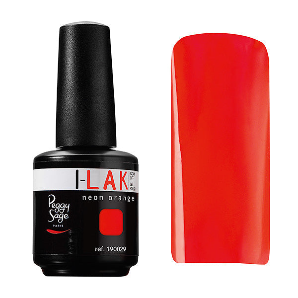 PEGGY SAGE SOAK OFF GEL POLISH I-LAK NEON ORANGE - 15ML