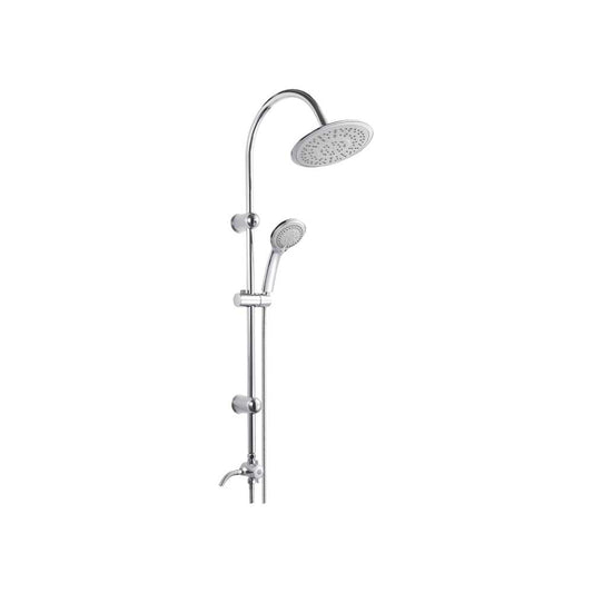 Set colonna doccia 5 getti Illinois tonda cromo — Cardinale Professional