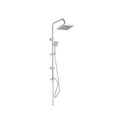 Set colonna doccia monogetto Quadra cromo — Cardinale Professional
