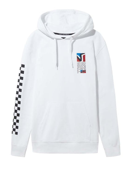 Vans felpa con cappuccio da uomo Dimension PO VN0A4RQ7WHT bianco