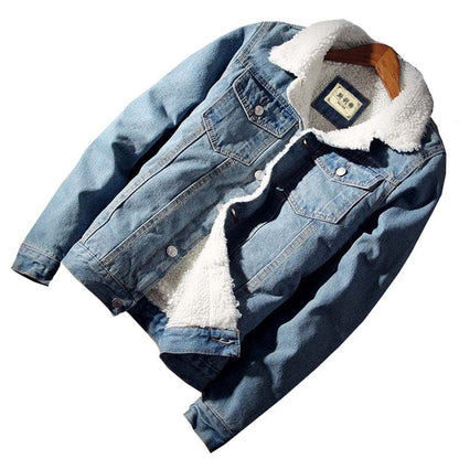 Giubbotto uomo giacca jeans in cotone
